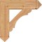 Ekena Millwork Olympic Arts & Crafts Smooth Bracket, Western Red Cedar, 5 1/2"W x 26"D x 26"H BKT06X26X26OLY03SWR - alternate 2